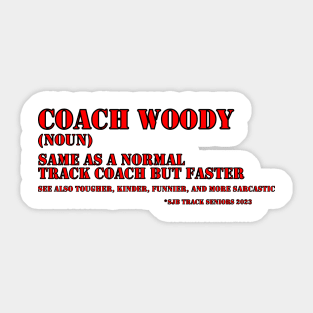 Coach Woody noun Sticker